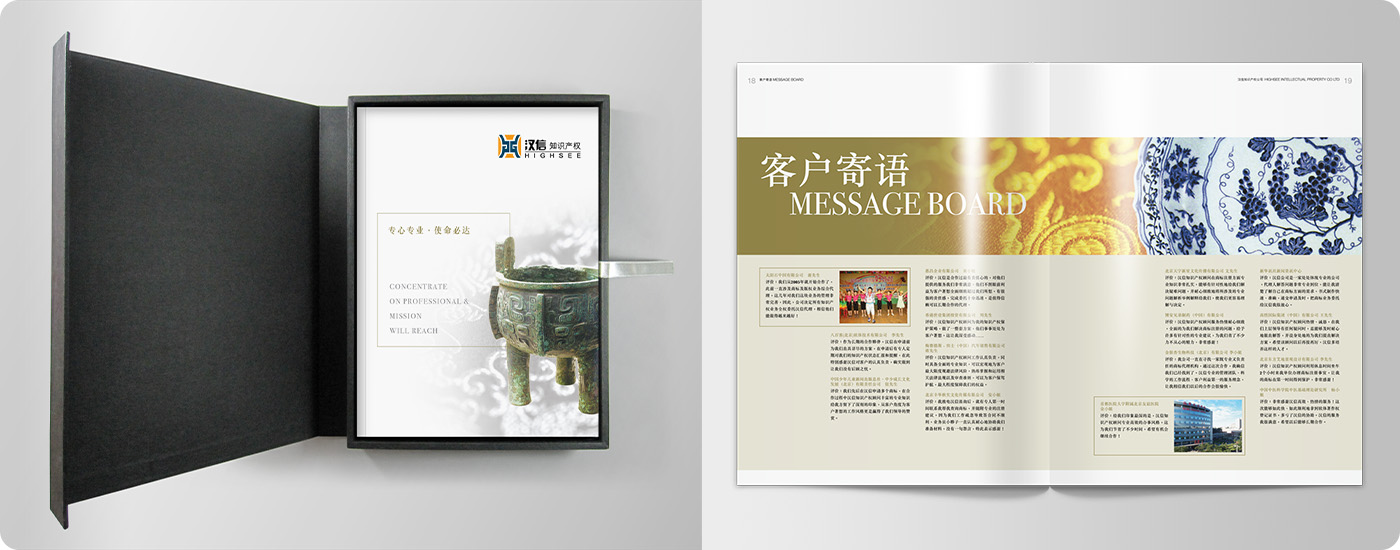 Highsee Intellectual Property Company Brochure Design